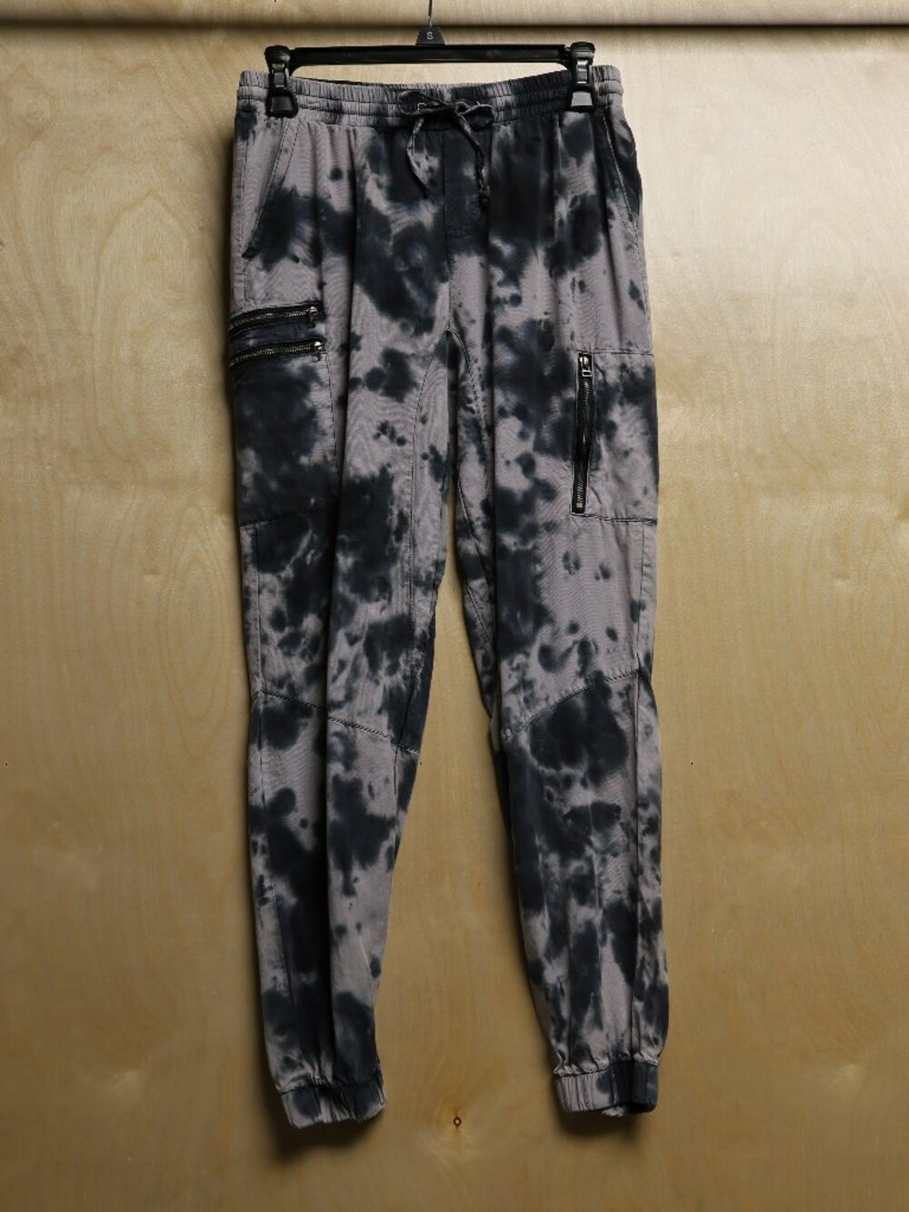 Vintage Havana Black & Grey Tie Dye Joggers Women's Sz Small